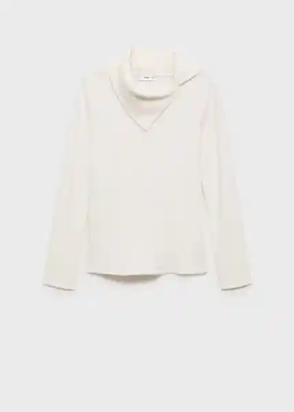 Suéter Jersey Loup Blanco Talla L Mujer Mango