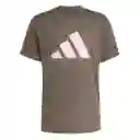 Adidas Camiseta Tr-Es Fr Logo T Para Hombre Verde Talla M