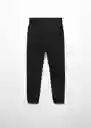 Pantalón Francia 5 Negro Talla 09 Niños Mango