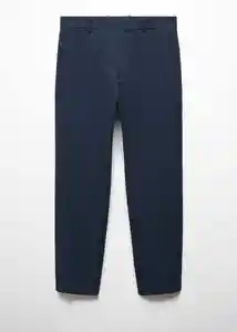 Pantalón Bolognab Navy Talla 40 Hombre Mango