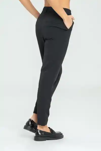 Jean Silver Color Negro Talla 10 Ragged