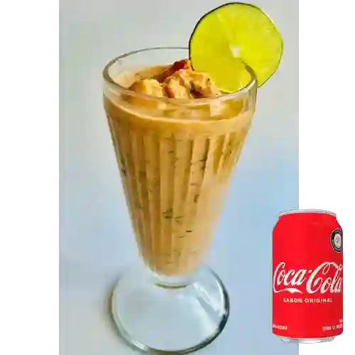 Combo Coctel Playero de Camarones +Cocacola Orig 330Ml