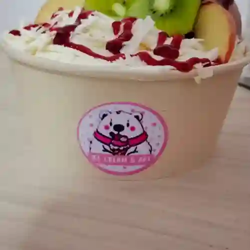 Ensalada de Frutas con Helado