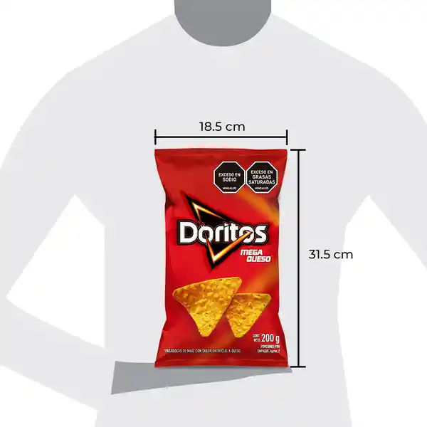 Doritos Snack Megaqueso 200 g