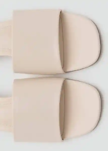 Sandalias Maria Crudo Talla 37 Mujer Mango