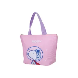 Lonchera Mediana Serie Snoopy Little Space Explorer Rosa Miniso
