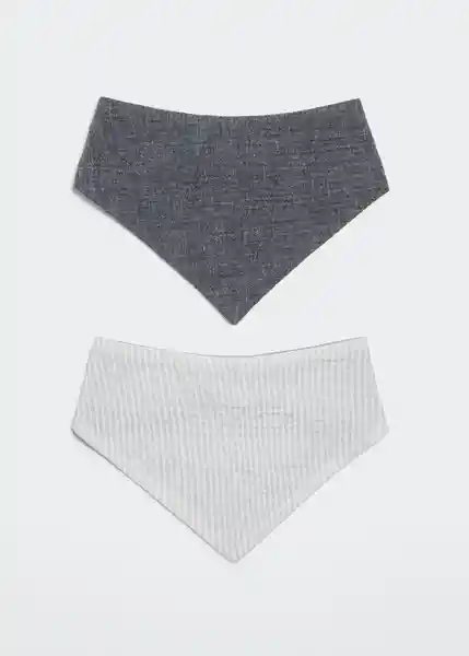 Babero Bib3 Gris Claro Vigore Talla 99 Niños Mango