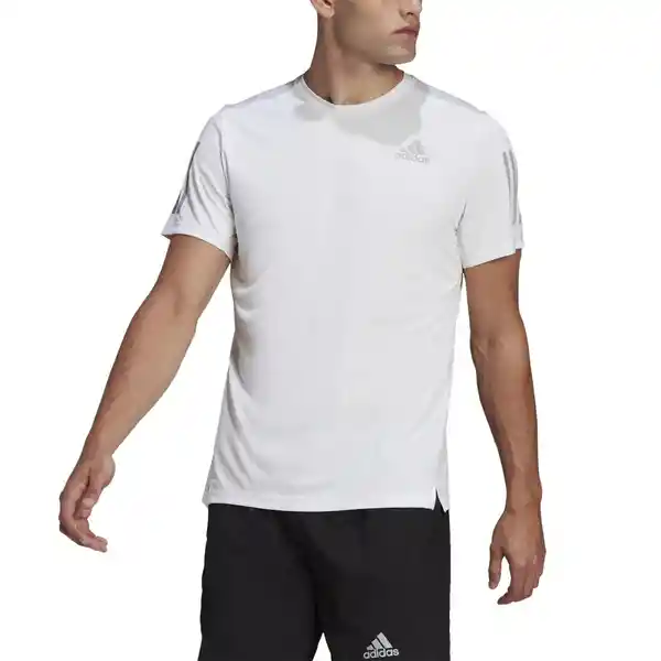 Adidas Camiseta Own The Run Tee Blanca Talla L