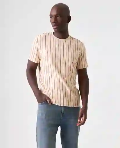 Camiseta Hombre Café Talla L 842G022_CAF181154 Americanino