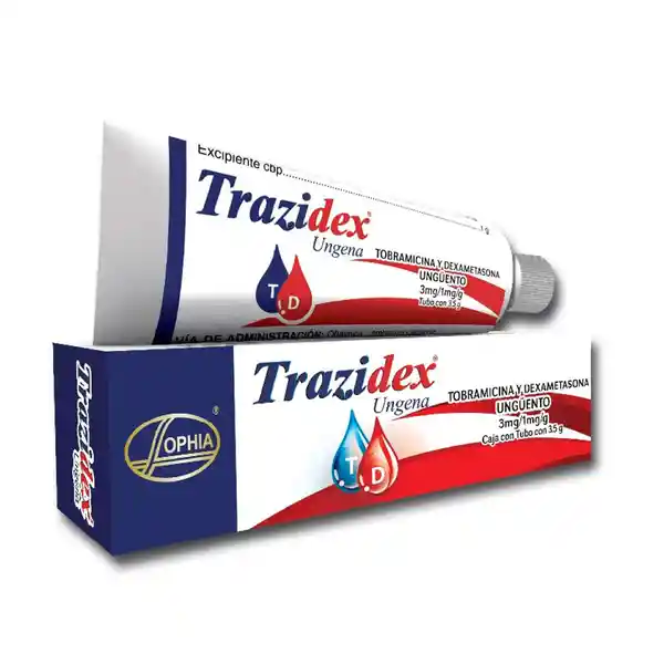 Trazidex Ungüento Oftálmico (0.3% / 0.1 %) 3.5 G