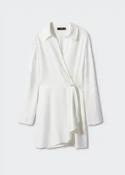 Vestido Power Blanco Talla M Mujer Mango