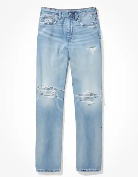 Jean Baggy Mujer Azul Talla 8 REGULAR American Eagle