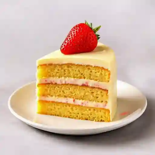 Torta Tres Leches Porcion Fresas