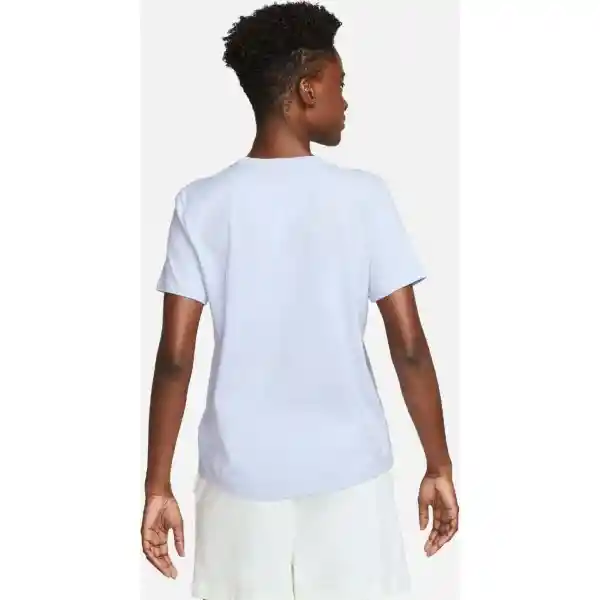 Nike Camiseta Tee Essntl Icn Ftra Para Mujer Morado Talla S