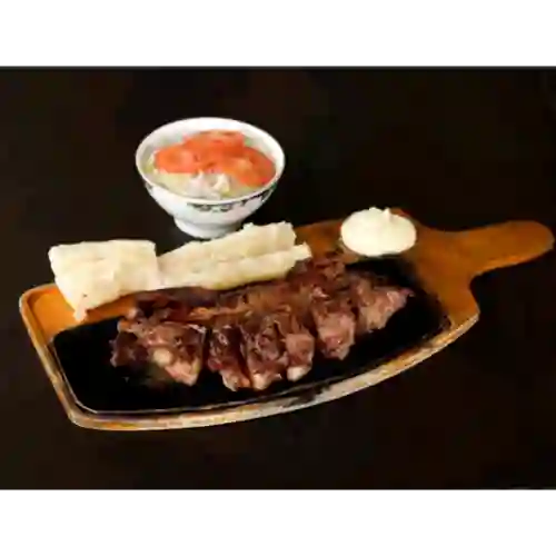 Costilla Bbq con Yuca