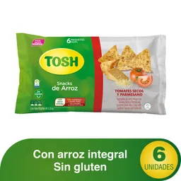 Tosh Snack de Arroz Tomates Secos y Parmesano