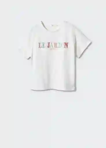 Camiseta Jardinmc Offwhite Talla 10 Niñas Mango