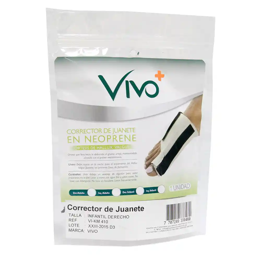 Vivo+ Corrector De Juanete De Neoprene D