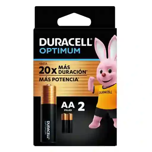Pila Alcalina AA2 Duracell Optimum