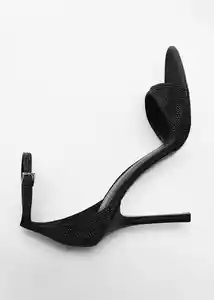Sandalias Haka Negro Talla 40 Mujer Mango