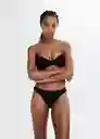 Top Bikini Pami Negro Talla L Mujer Mango