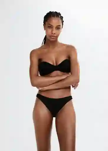 Top Bikini Pami Negro Talla L Mujer Mango