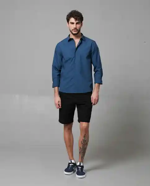 Camisa Hombre Azul L 110 110G004_AZU194118 Rifle