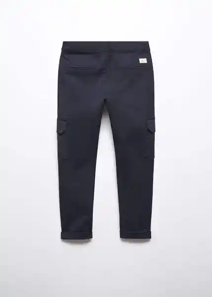 Pantalón Cargo Navy Talla 07 Niños Mango