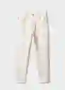 Jean Newmom Off White Talla 44 Mujer Mango