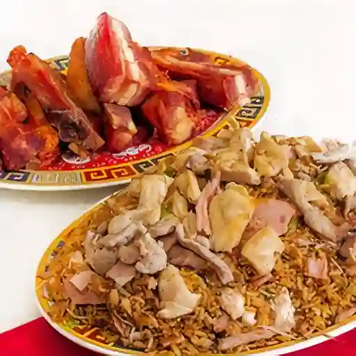 Caja Arroz Chino y Costillas