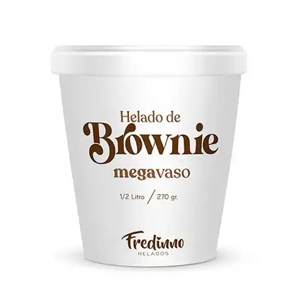 Fredinno Helado Con Brownie