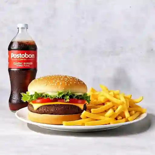 Combo de hamburguesa clasic para 2