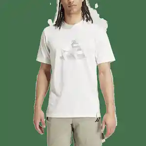 Adidas Camiseta Camo Big Logo Hombre Blanco Talla L Ref: IW8489