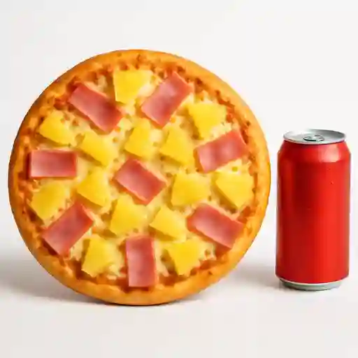 Pizza Hawai + Bebida 250 ml