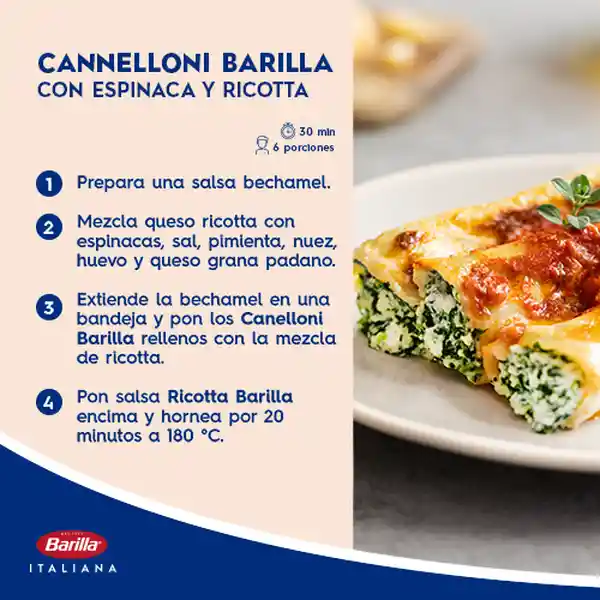 Barilla Pasta Cannelloni