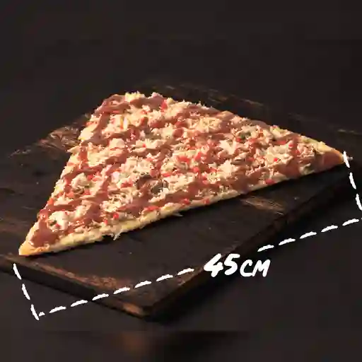 Pizza bbq pollo 4 porciones