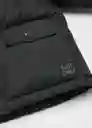 Abrigo Anorak Ricky Negro Talla 69 Niños Mango