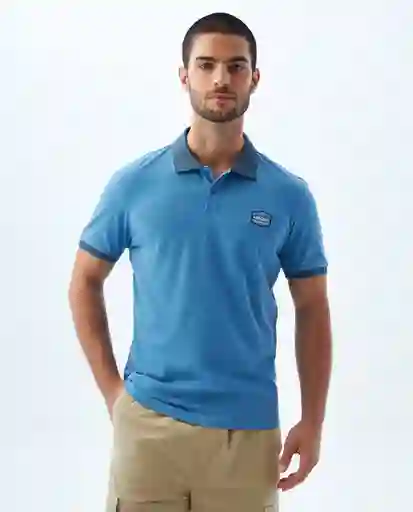 Camiseta Hombre Azul Talla M 809f012 Americanino