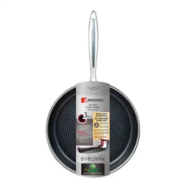 Bergner Sartén Giro Silver Acero Inoxidable 20 cm Bg-32635 mm