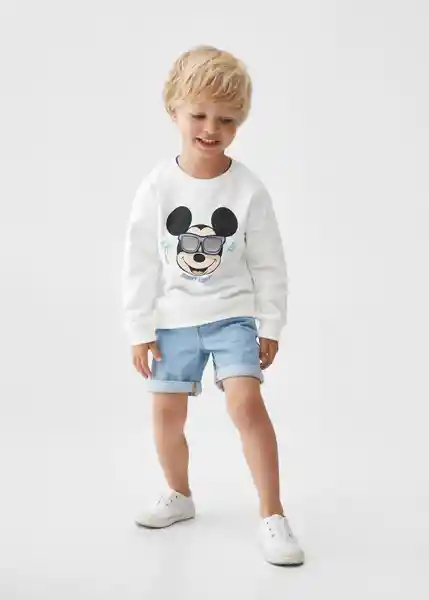 Sudadera Msmiles Off White Talla 66 Niños Mango