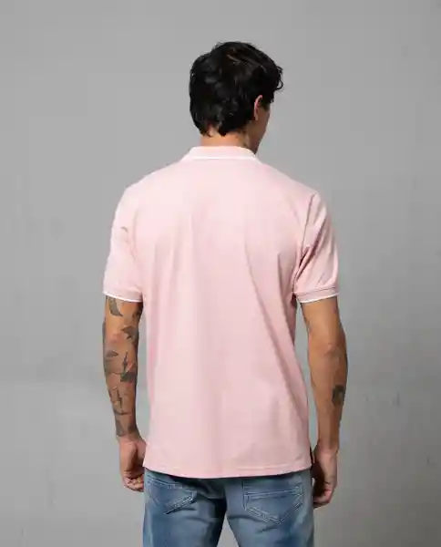 Camiseta Polo Iconica Hombre Rosa Meloso Medio T XXL 34633 Rifle