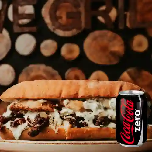Combo Sándwich Texas + Coca Cola Zero 235 ml