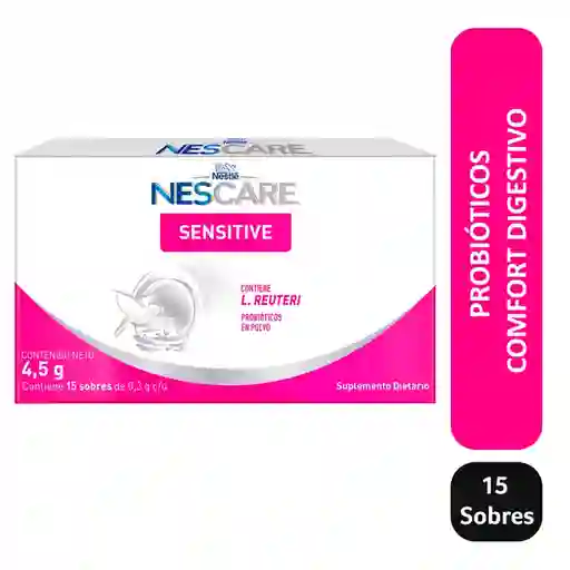 Probióticos en polvo NESCARE SENSITIVE x 4.5g