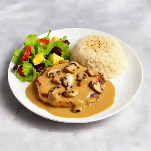 Ejecutivo en Salsa de Champiñones