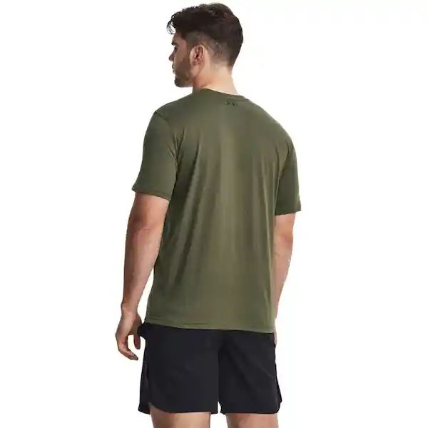 Under Armour Camiseta Project Rock Brahma Bull Hombre Verde T-S