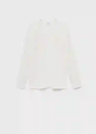 Camiseta Gareth Blanco Talla M Hombre Mango