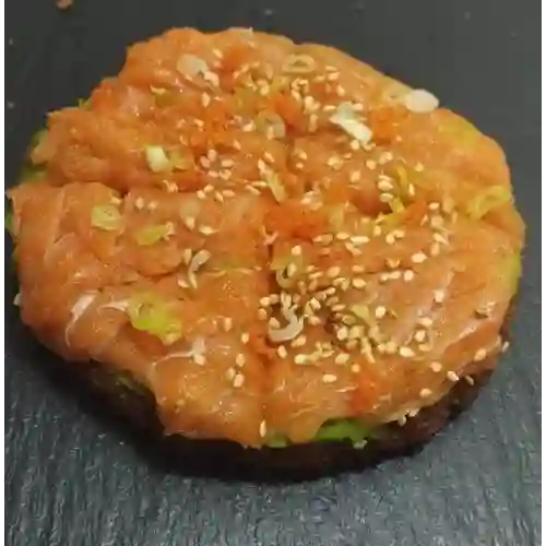 Sushi Pizza de Salmón