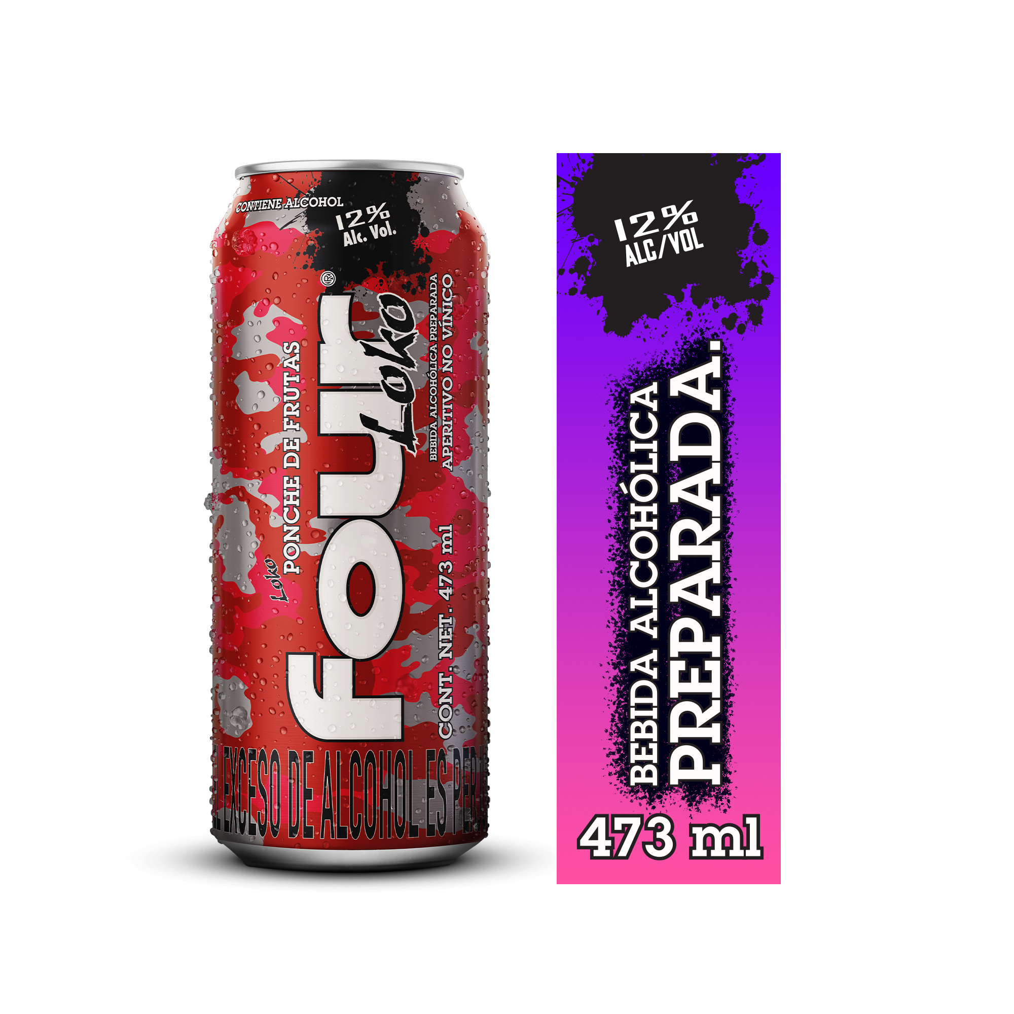 Four Loko Coctel Ponche de Frutas 473ml