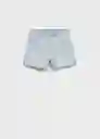Short Andy Tejano Claro Talla 36 Mujer Mango