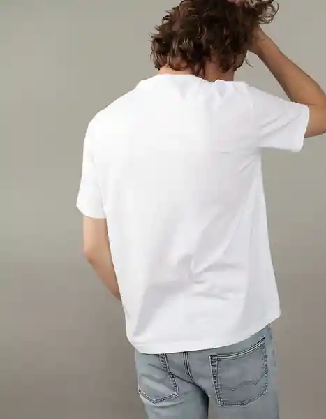 Camiseta Hombre Blanco Talla Medium American Eagle 01813685